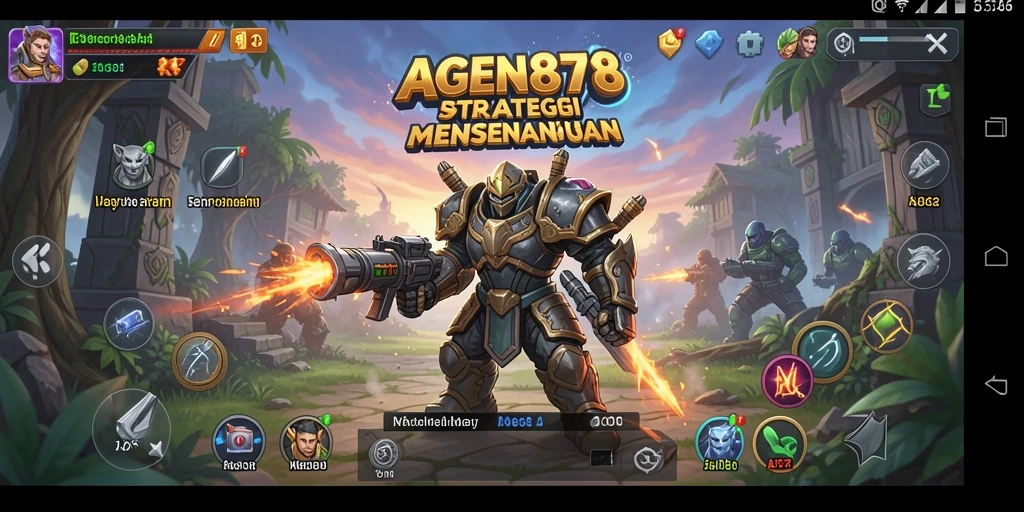 Screenshot AGEN878 menampilkan gameplay strategi yang seru dan interaktif.