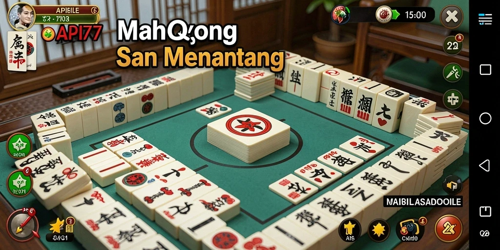 Gameplay Mahjong yang seru dan menantang di API77.