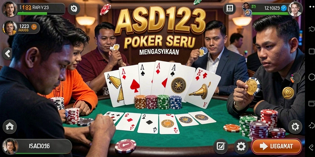 Gameplay Poker yang mendebarkan di ASD123 dengan grafik yang memukau.