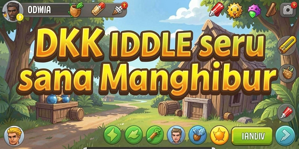 Tampilan gameplay DKK yang menawan dan menarik.