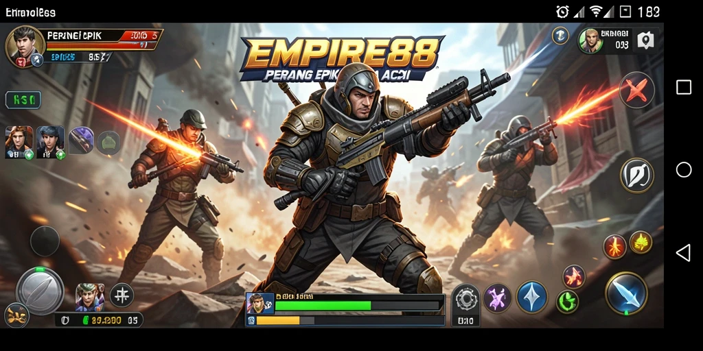 Tampilan gameplay <strong>EMPIRE88</strong> yang penuh aksi dan seru.