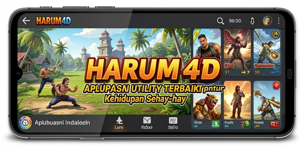Tampilan screenshot utama HARUM4D yang menunjukkan fitur-fitur unggulan.