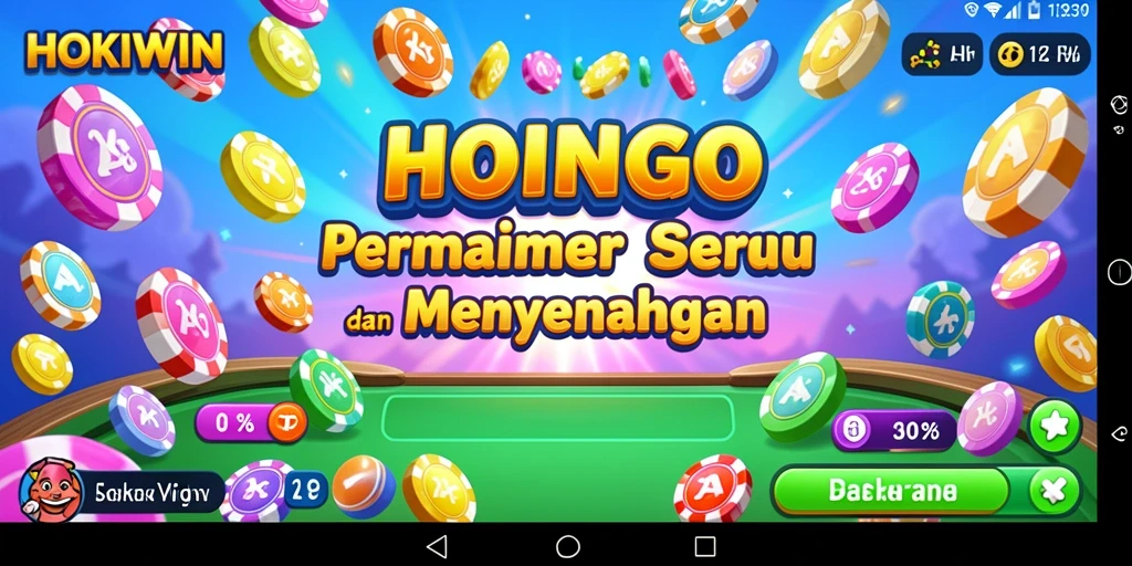 Tampilan gameplay seru HOKIWIN dalam permainan Bingo