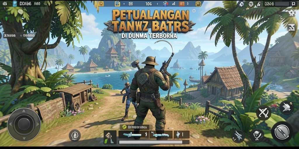 Tangkapan layar gameplay IDX66 dalam dunia terbuka yang menakjubkan.