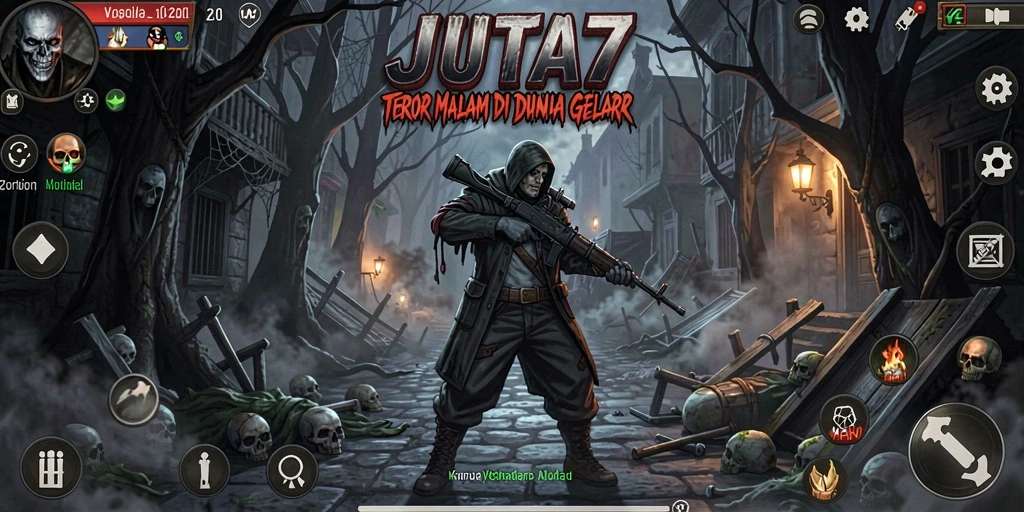 Gameplay menegangkan di dunia gelap JUTA7.