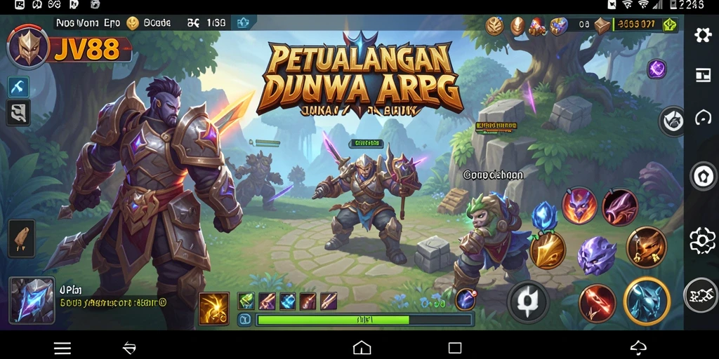 Gameplay JV88 yang mendebarkan dan penuh aksi dalam dunia ARPG.