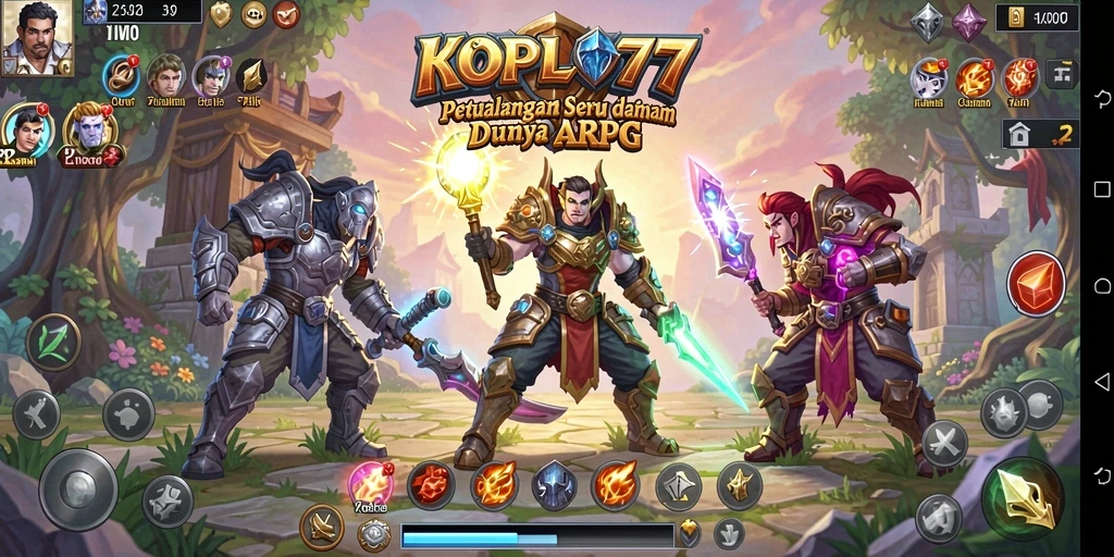 Screenshot KOPLO77 menampilkan aksi pertarungan yang mendebarkan di dunia ARPG.