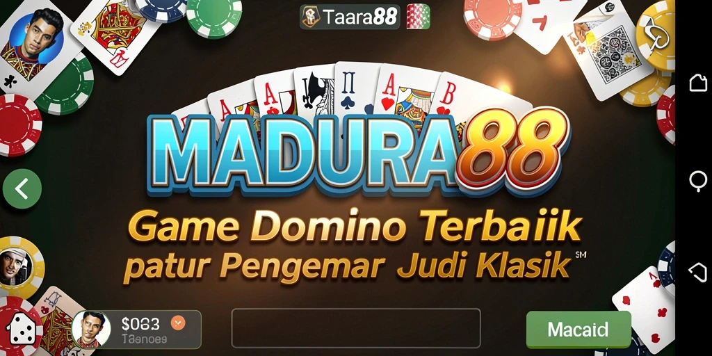 Tangkap aksi menarik dalam permainan Domino MADURA88.