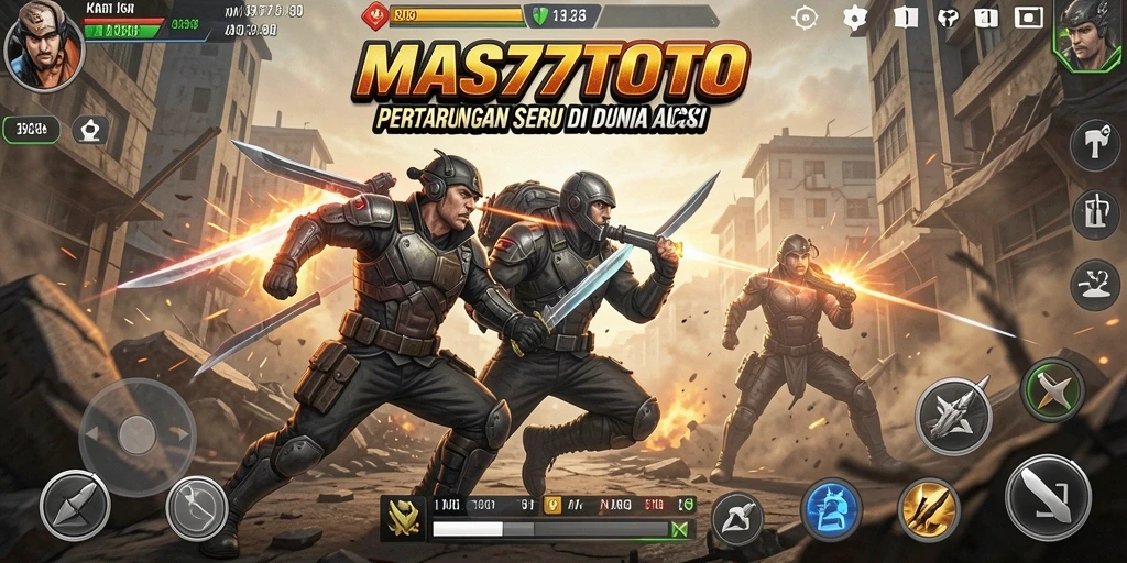 Tampilan gameplay MAS77TOTO yang penuh aksi dan ketegangan.
