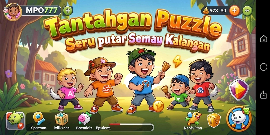 Tampilan gameplay MPO777 yang menampilkan tantangan puzzle menarik.