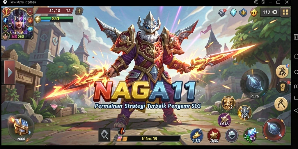 Tampilan gameplay NAGA11 yang menarik dan strategis.