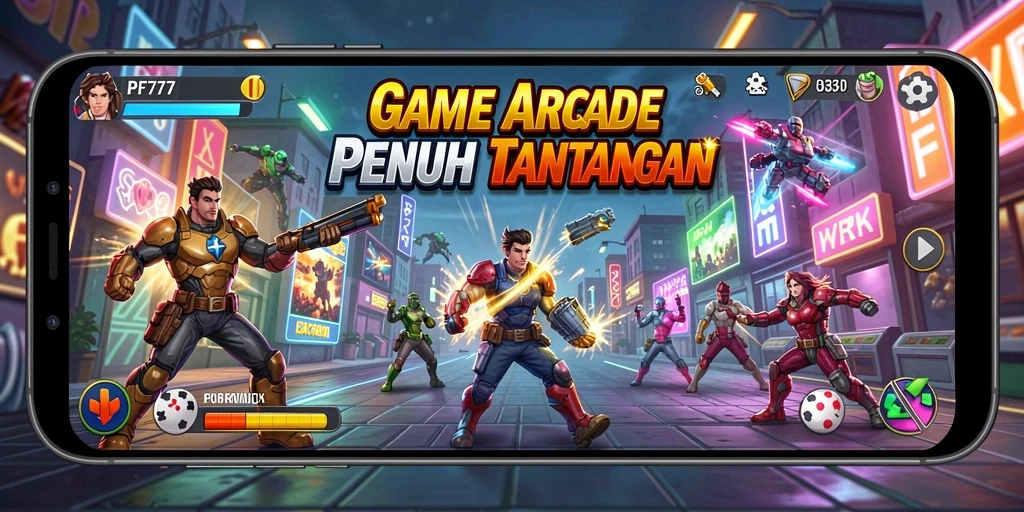 Tampilan gameplay PF777 yang penuh aksi dan tantangan.