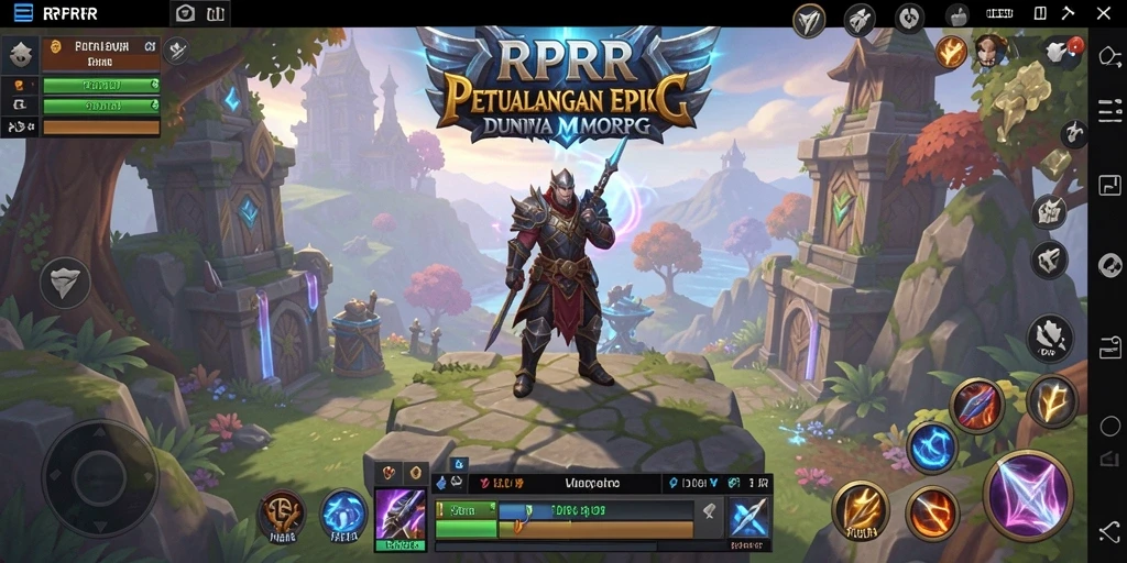Screenshot gameplay RPRR yang menunjukkan pertarungan seru antar pemain.