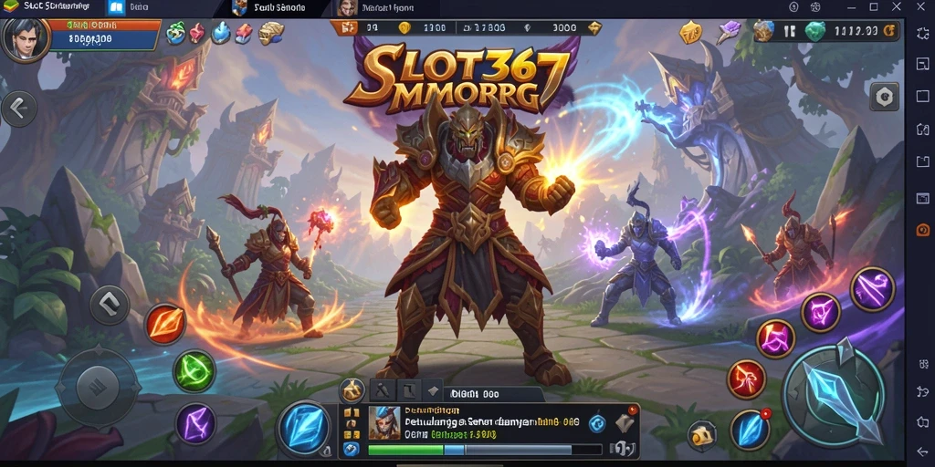 Screenshot gameplay SLOT367 yang menampilkan aksi seru di dunia MMORPG.