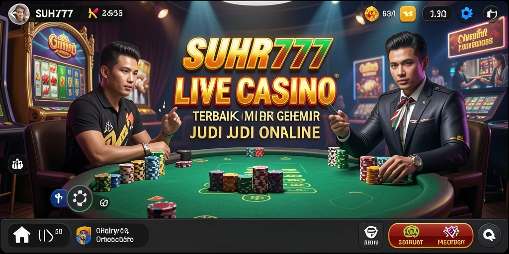 Tampilan gameplay Live Casino SUHU777 yang menarik dan interaktif.
