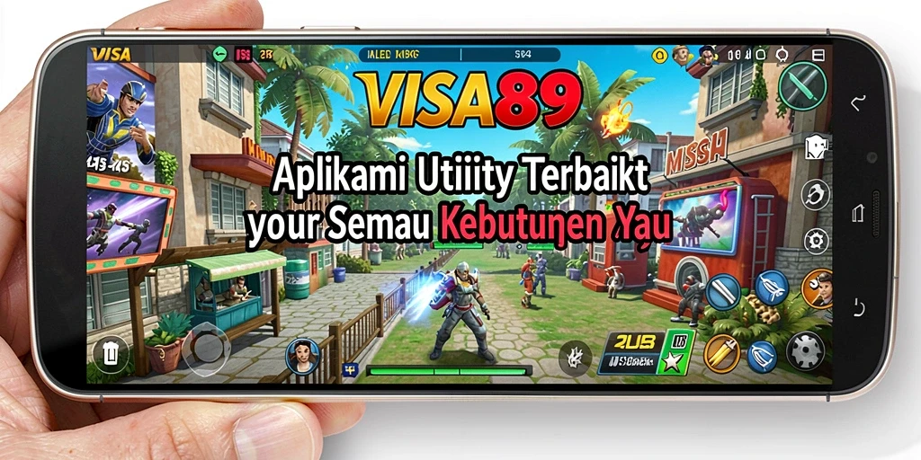 Tampilan layout aplikasi VISA89 yang menarik dan mudah digunakan.
