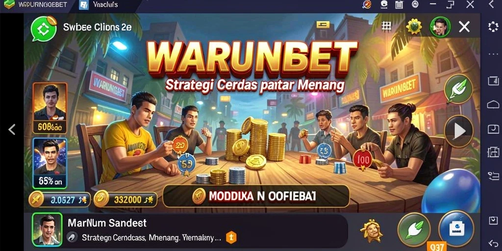 Tampilan utama gameplay WARUNGBET yang strategis dan menantang.